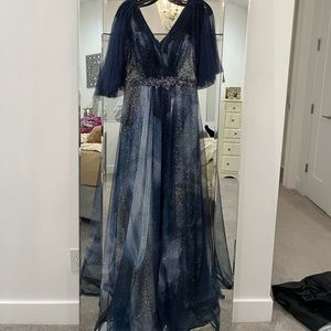 Custom Rene Ruiz dress, NO FLAWS, worn once.